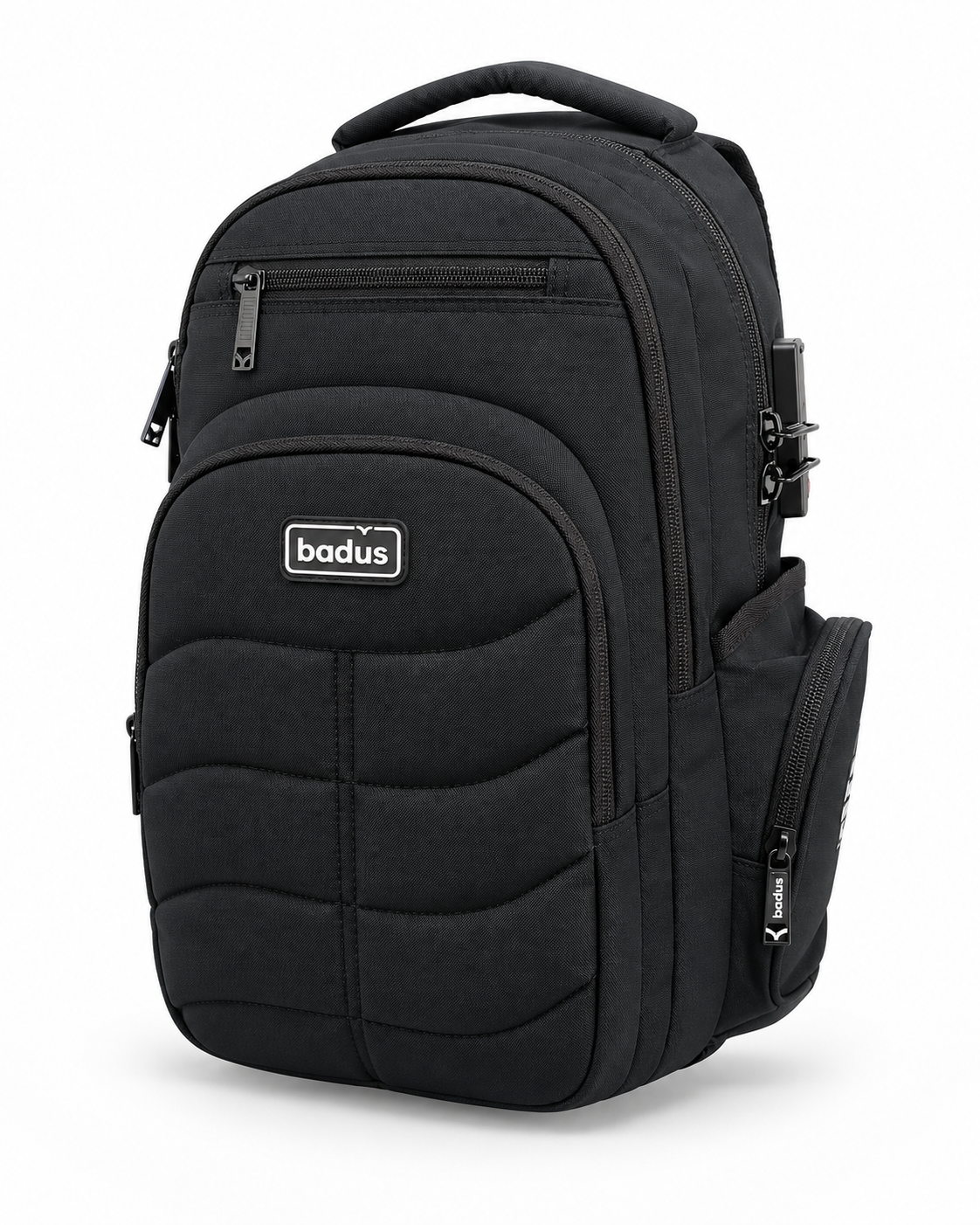 Mochila Escolar Porta Laptop New Adventures 34L – Negro | Badus Perú