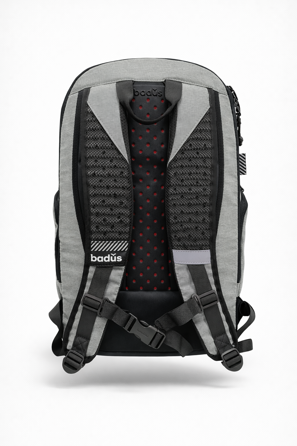 MOCHILA BADUS / PORTA LAPTOP / MODELO TRESTLES / DE 33 L / COLOR GRIS NEGRO