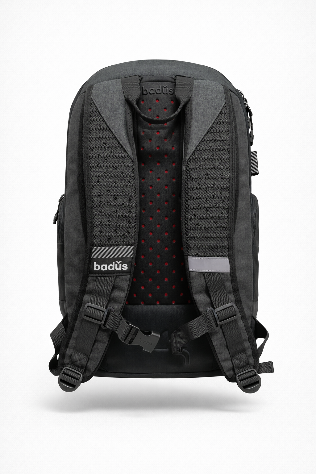 MOCHILA BADUS / PORTA LAPTOP / MODELO TRESTLES / DE 33 L / COLOR GRIS PLOMO