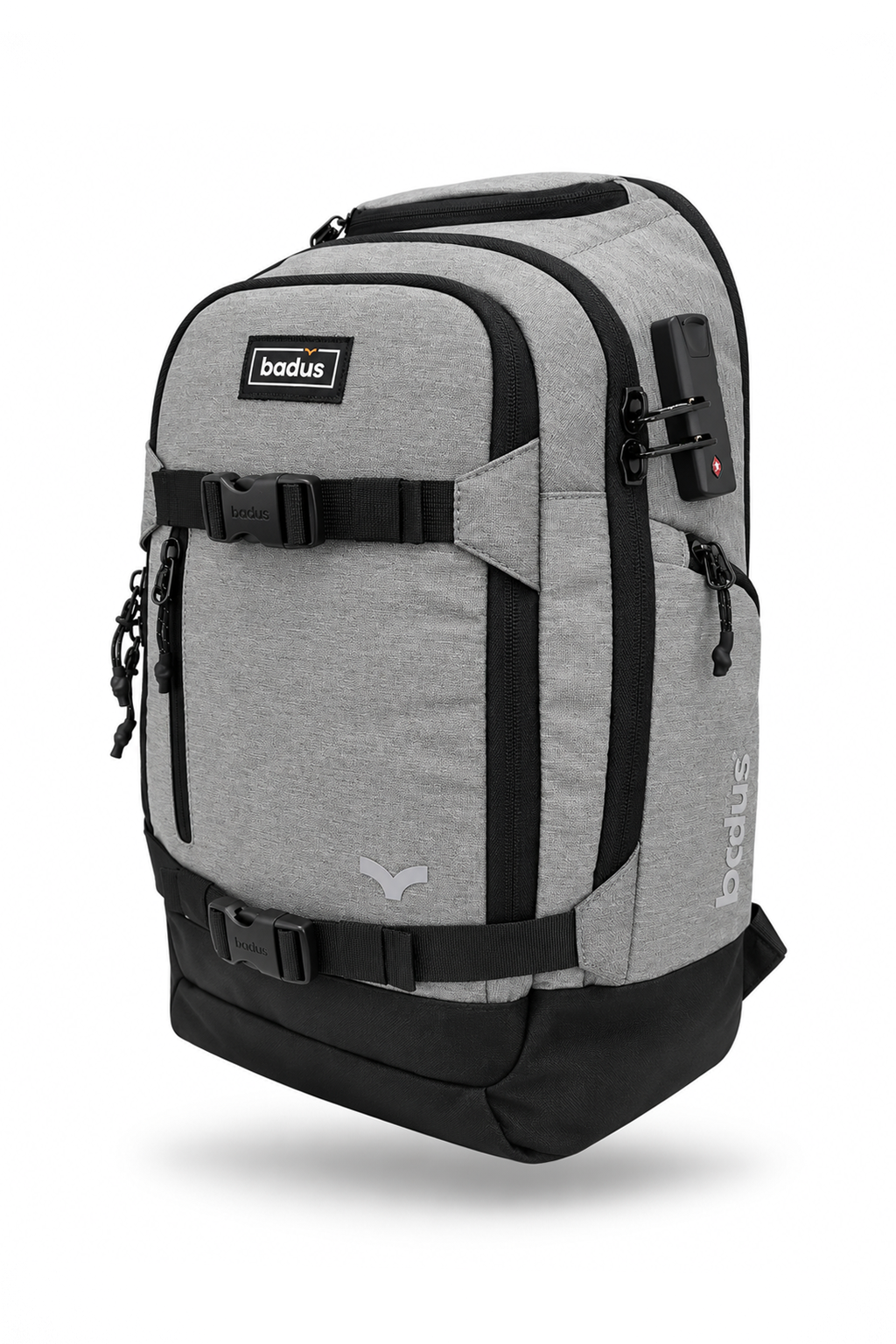 Mochila Porta Laptop Trestles 33L – Gris Negro | Badus Perú